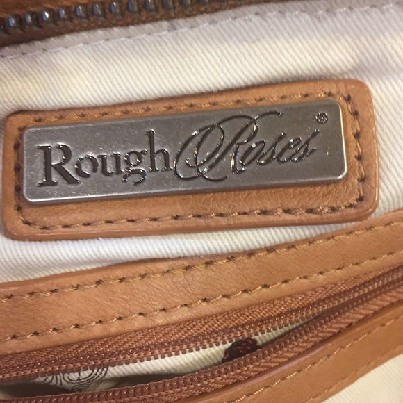 *****CLEARANCE***** NWOT ROUGH ROSES LEATHER SHOULDER BAG - Picture 5 of 5